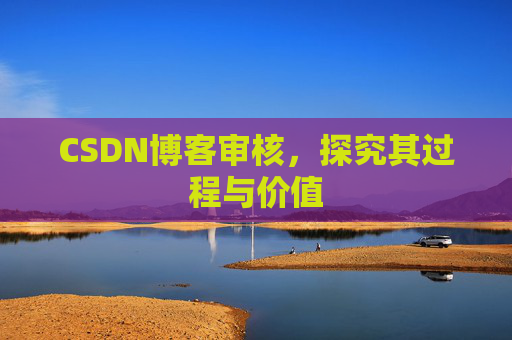 CSDN博客审核,探究其过程与价值